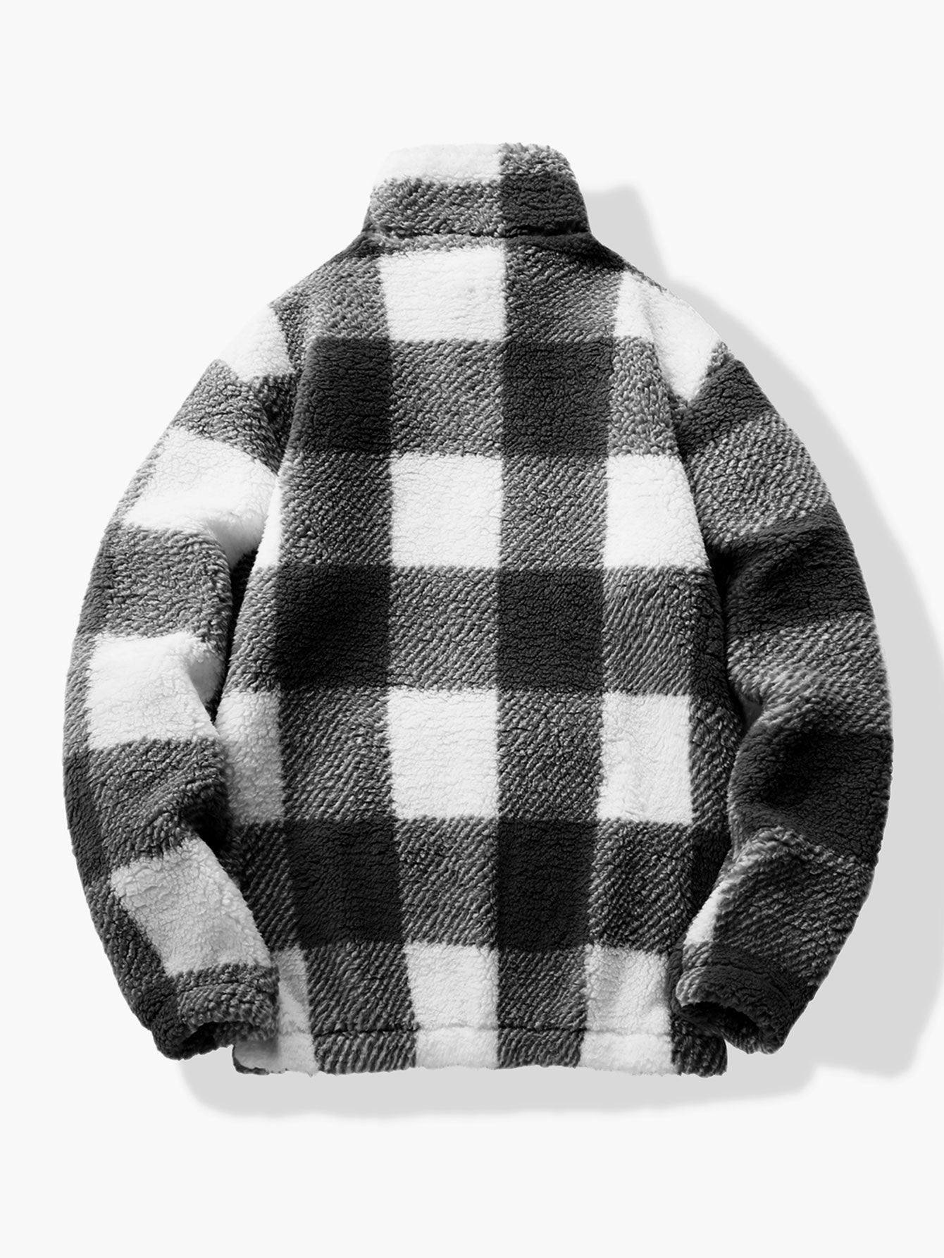 Men’s Teddy Fleece Quarter-Zip Sweatshirt – Relaxed Winter Pullover