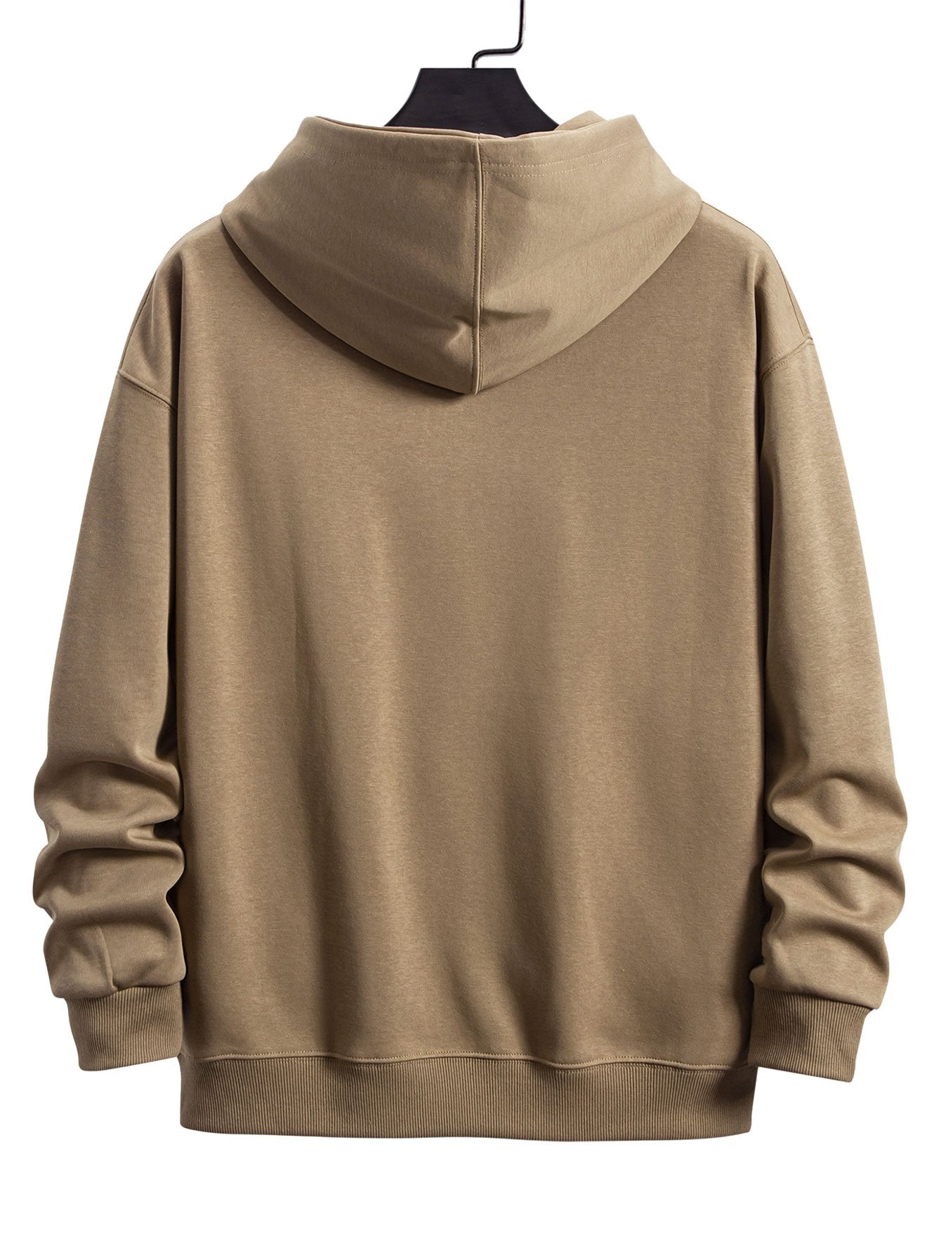 Men’s Basic Tracksuit Set – Pullover Hoodie and Cuffed Joggers for Daily Comfort