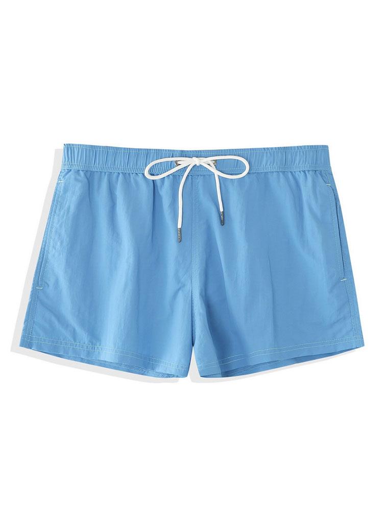 Short de bain homme en nylon, longueur courte – à cordon, indispensable pour la plage et les vacances