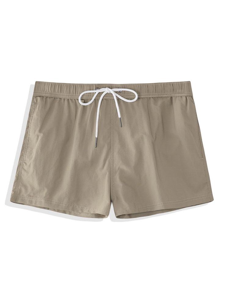 Short de bain homme en nylon, longueur courte – à cordon, indispensable pour la plage et les vacances