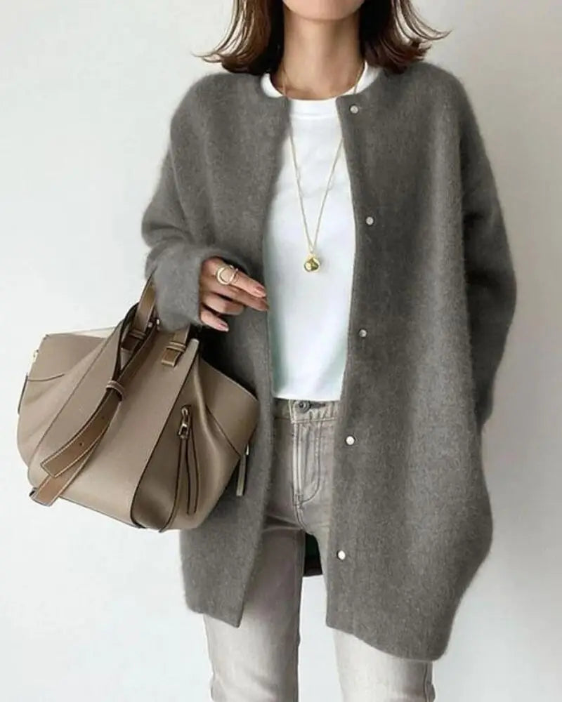 Cardigan in Lana da Donna – Strato Elegante, Leggero e Caldo per l'Uso Quotidiano