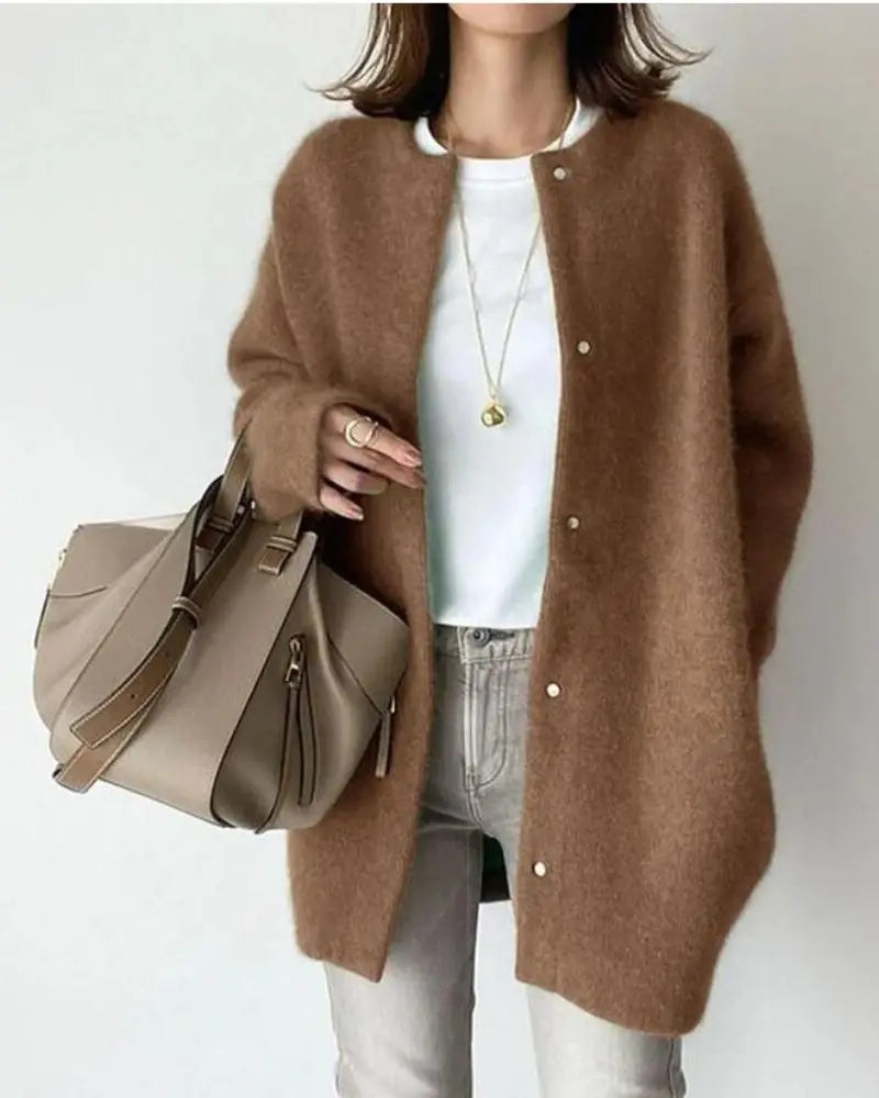 Cardigan in Lana da Donna – Strato Elegante, Leggero e Caldo per l'Uso Quotidiano