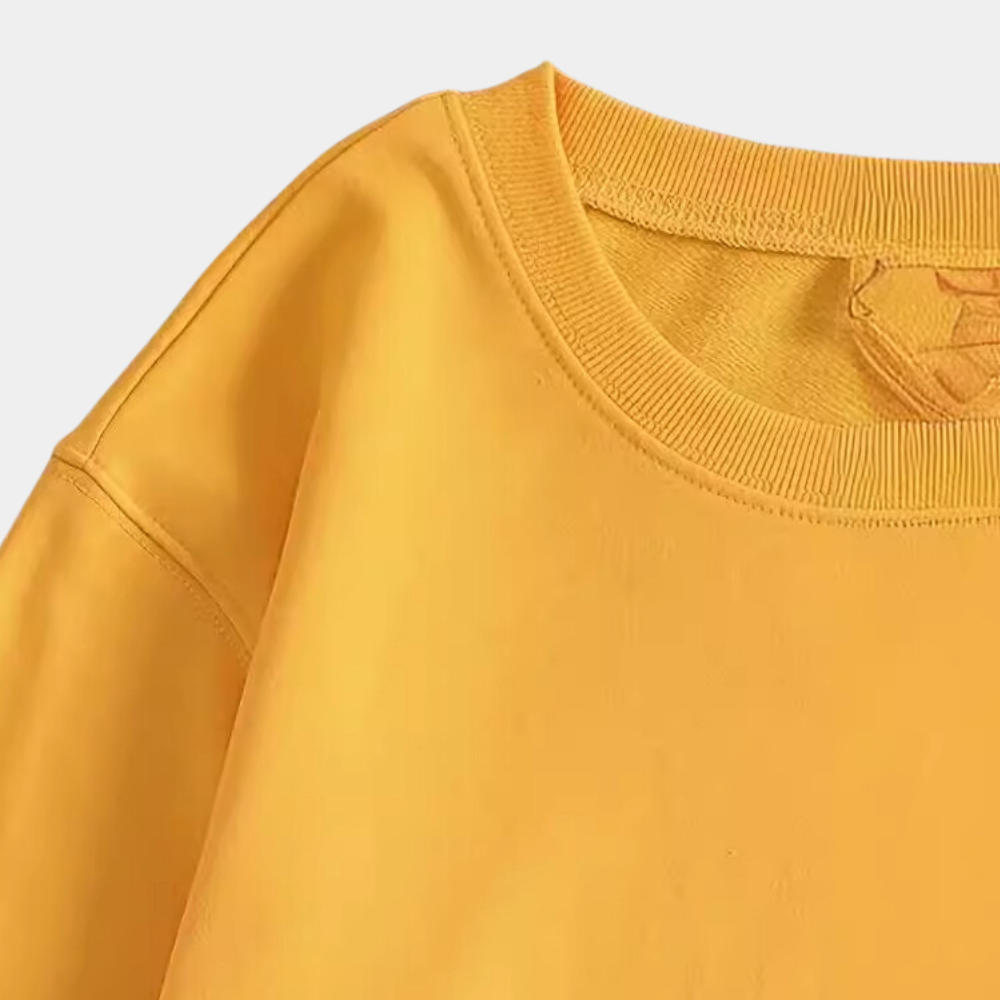 Damen-Sweatshirt mit Fahrrad- und Gänseblümchenmotiv – legerer Pullover mit Rundhalsausschnitt für alltägliche Abenteuer