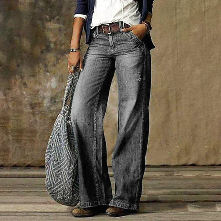 Women’s Wide Leg Trousers Elegant Flowing Fit Comfortable Versatile Everyday Chic Pants