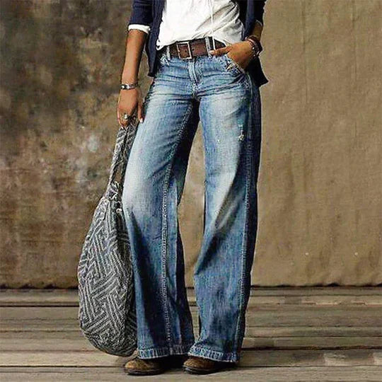 Women’s Wide Leg Trousers Elegant Flowing Fit Comfortable Versatile Everyday Chic Pants