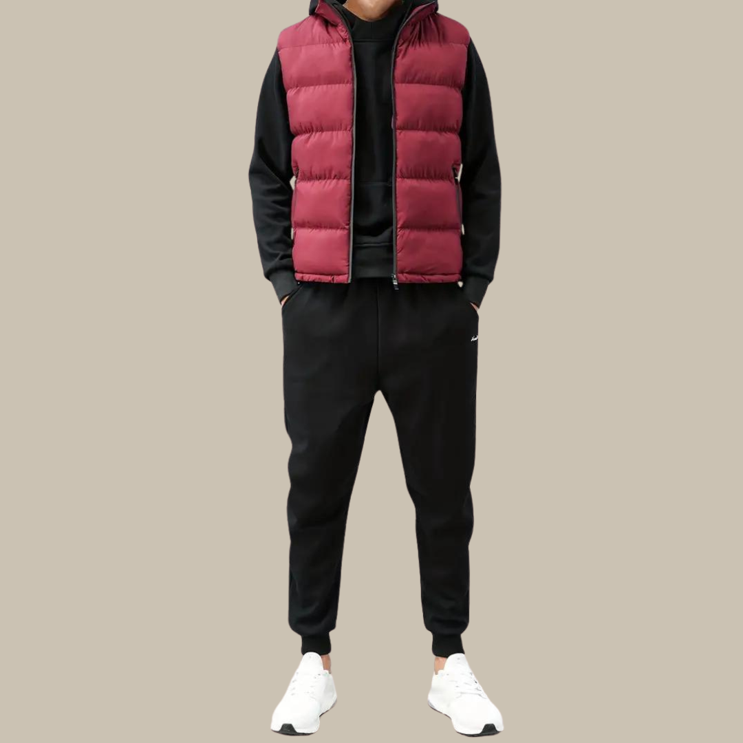 Men’s Quilted Bodywarmer Water Resistant Lightweight Gilet Casual Smart Layering Outdoor Everyday Wear