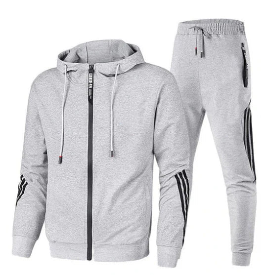 Mens Two-Piece Sports Tracksuit Set for Casual Wear, Gym Sessions, and Everyday Active Lifestyle Comfort