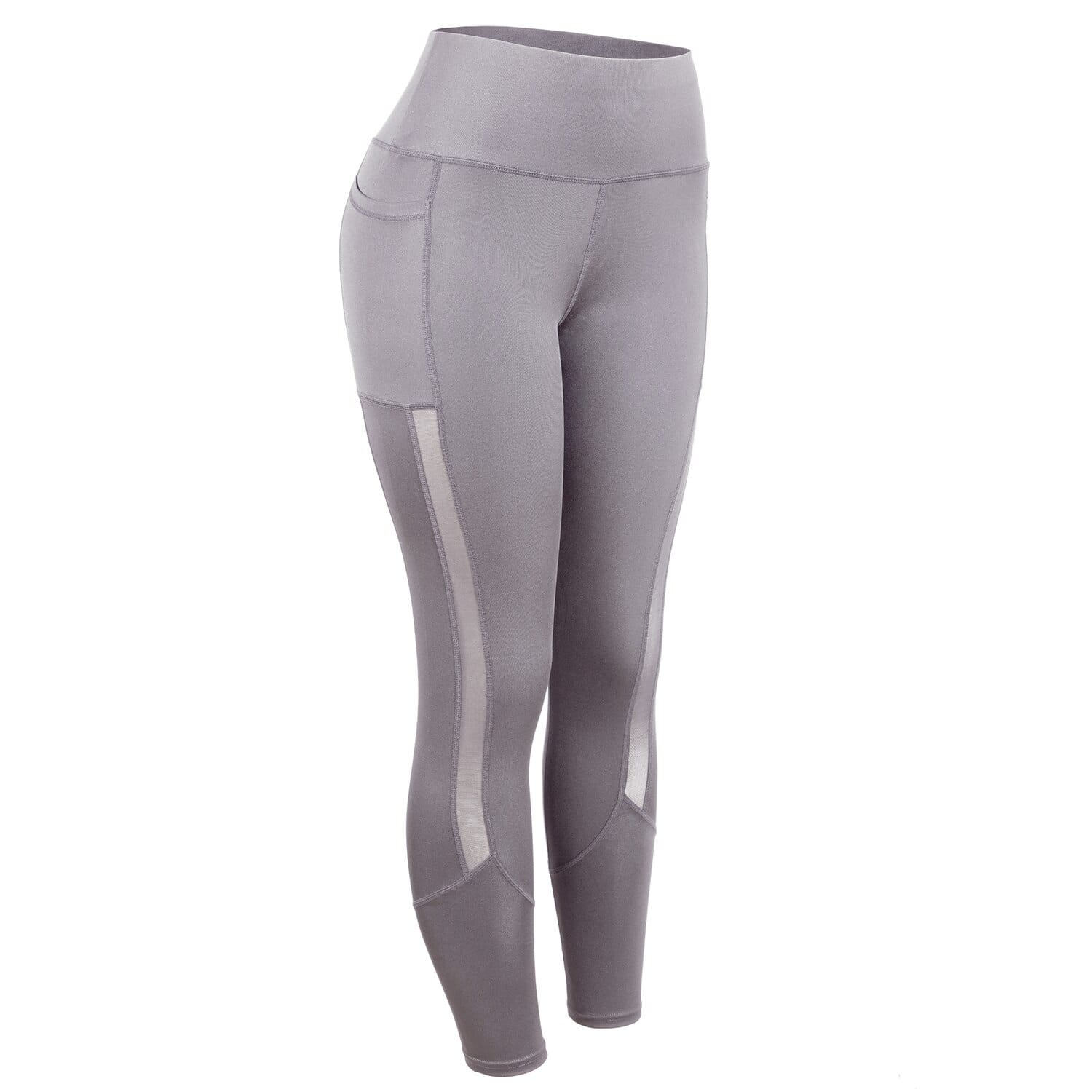 Women’s High-Waisted Compression Gym Leggings – Stretch Activewear with Side Pocket