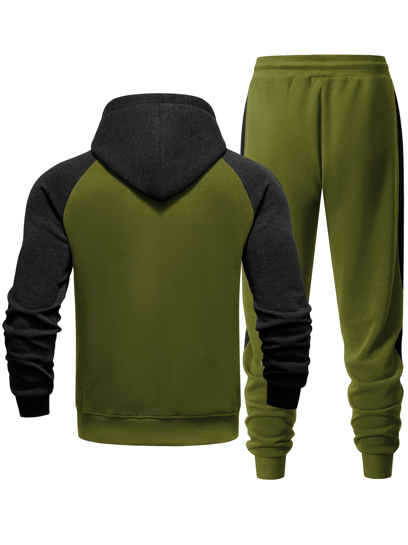 Men’s Casual Hoodie and Jogger Set for Sporty Comfort, Everyday Wear, and Versatile Street Style