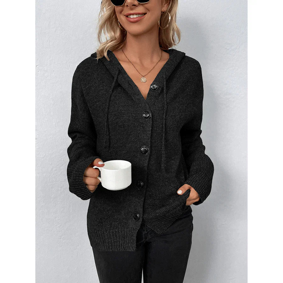 Women’s Hooded Long Sleeve Sweater – Soft Warm Comfortable Casual Stylish Everyday Pullover