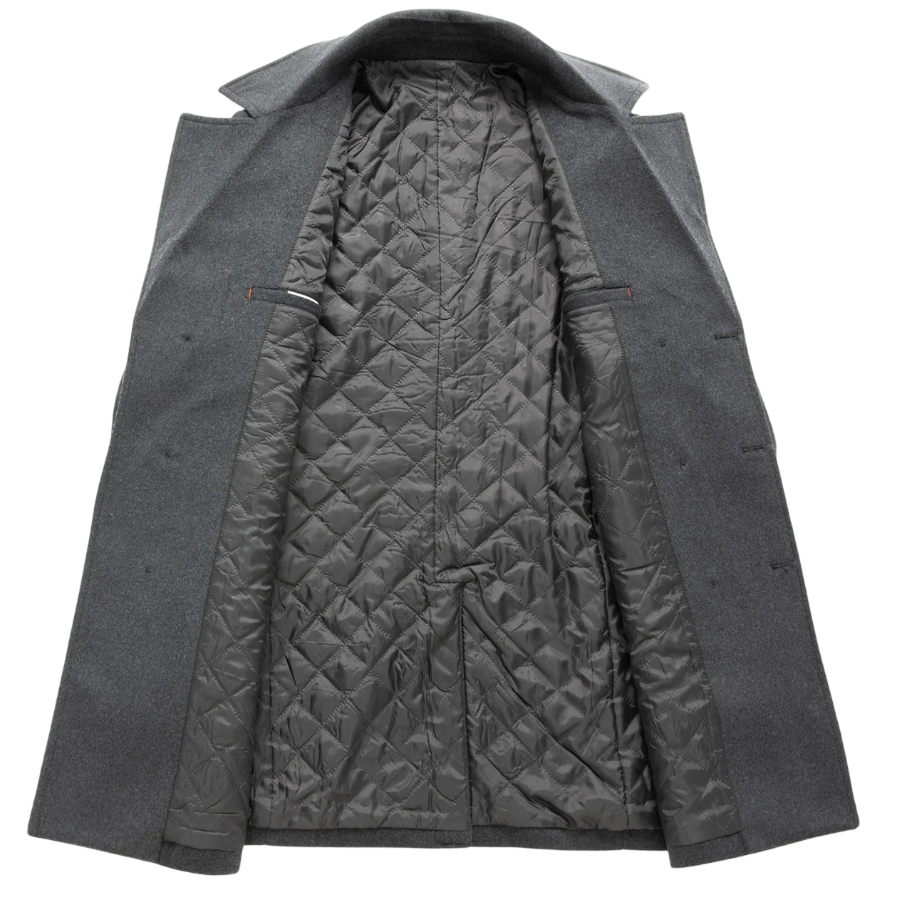 Men’s Double-Breasted Tweed Overcoat – Structured Heritage Layer for Smart Formal Dressing