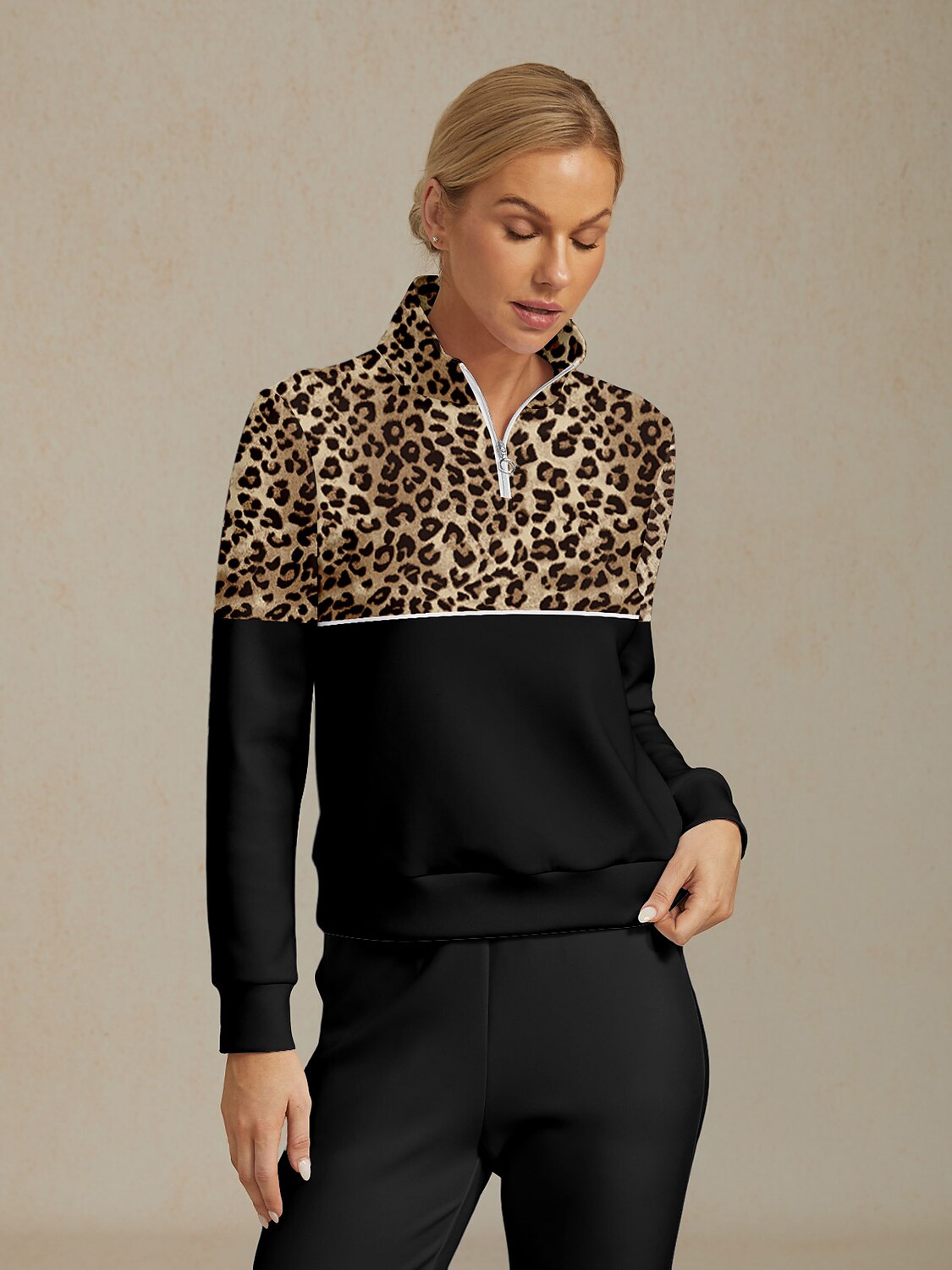 Savanna Motion Zip Pullover for Golf – Wind-Resistant Stretch Design with Breathable Comfort