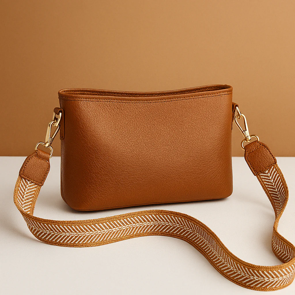 Women’s Compact Crossbody Bag with Adjustable Wide Strap – Lightweight Everyday Shoulder Style for Work and Travel