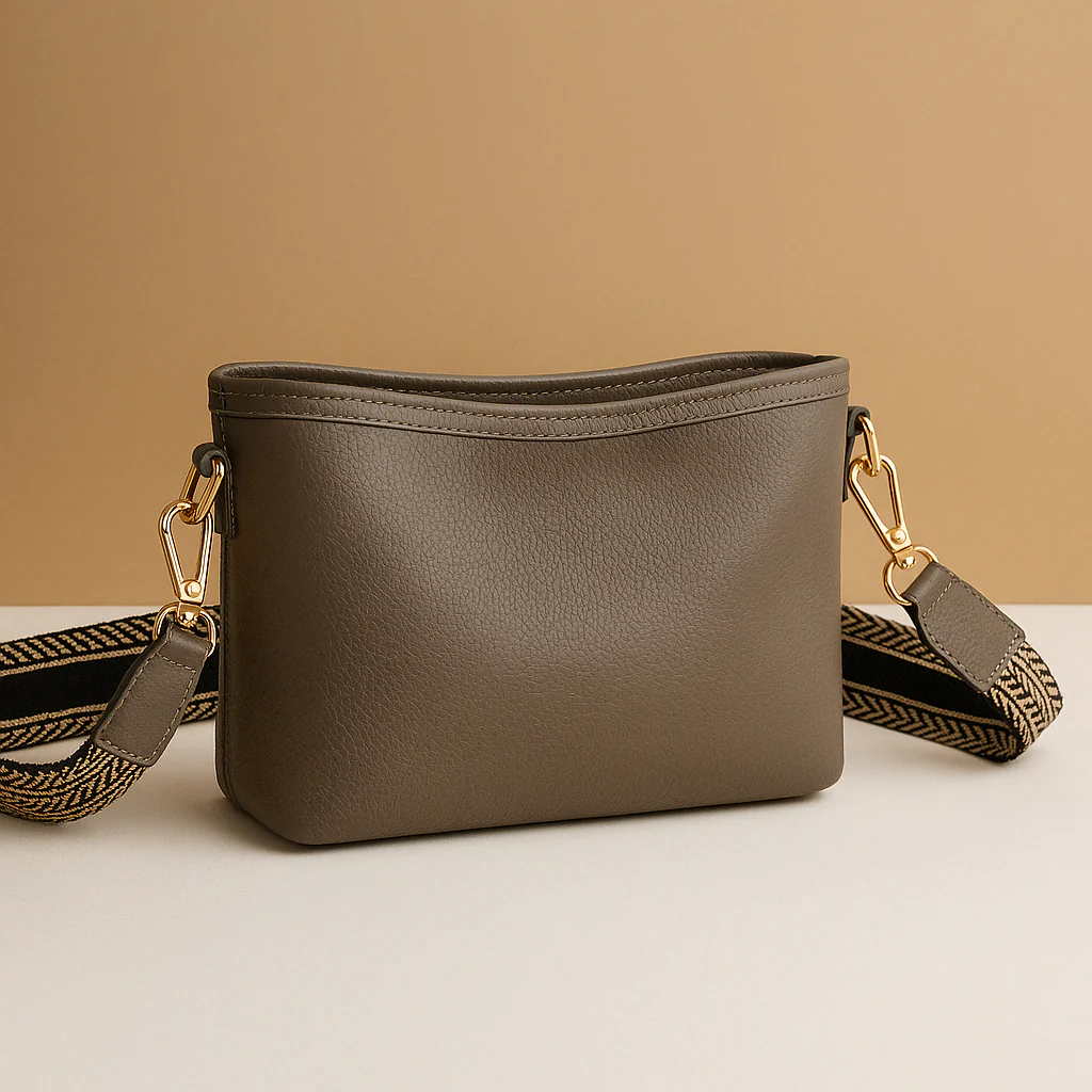 Women’s Compact Crossbody Bag with Adjustable Wide Strap – Lightweight Everyday Shoulder Style for Work and Travel