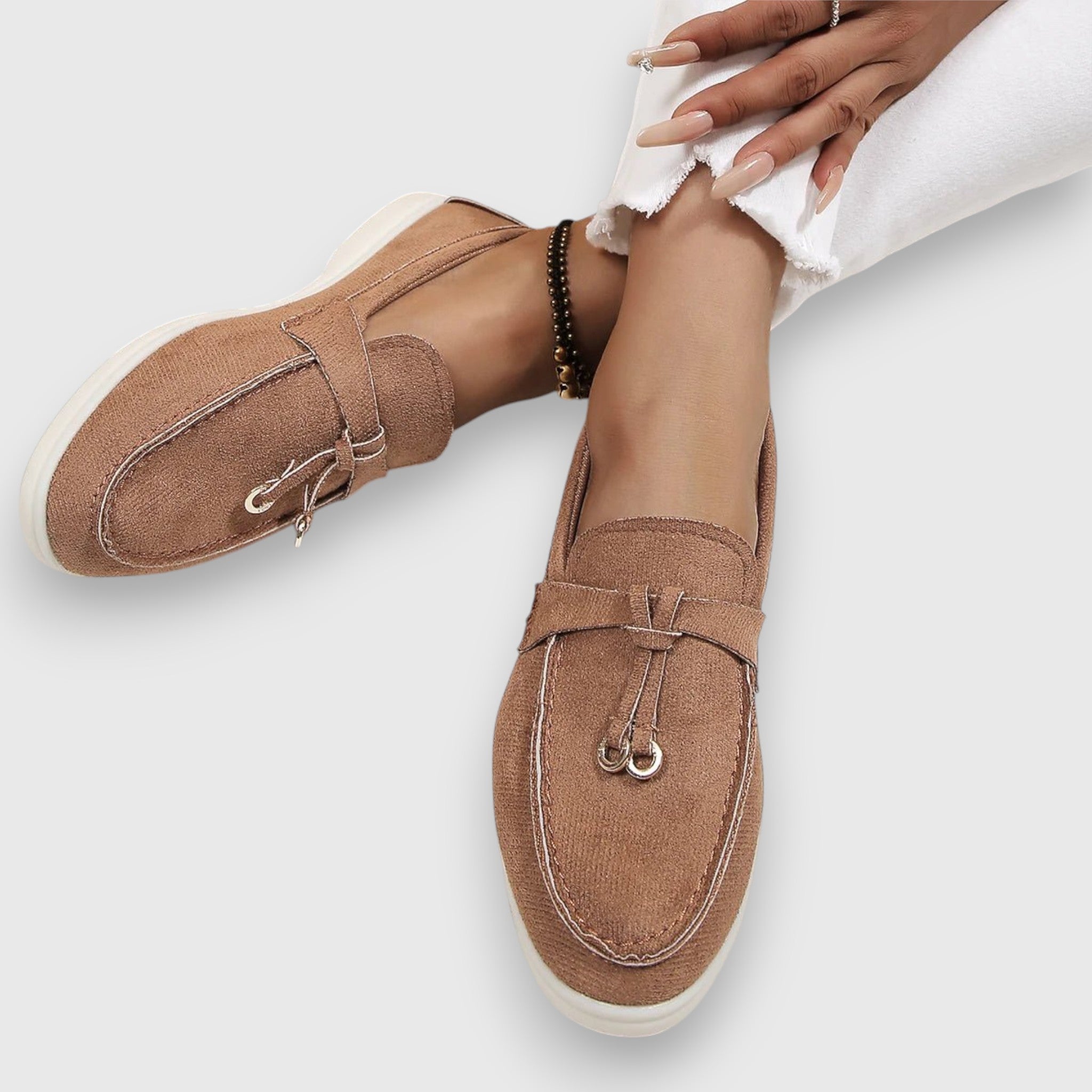 Women’s Tassel Detail Loafers Slip-On Flat Everyday Shoes