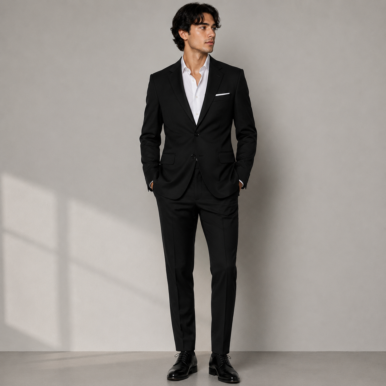 Men’s Tailored Two-Piece Suit – Modern Business Style for Events and Smart Casual Wear