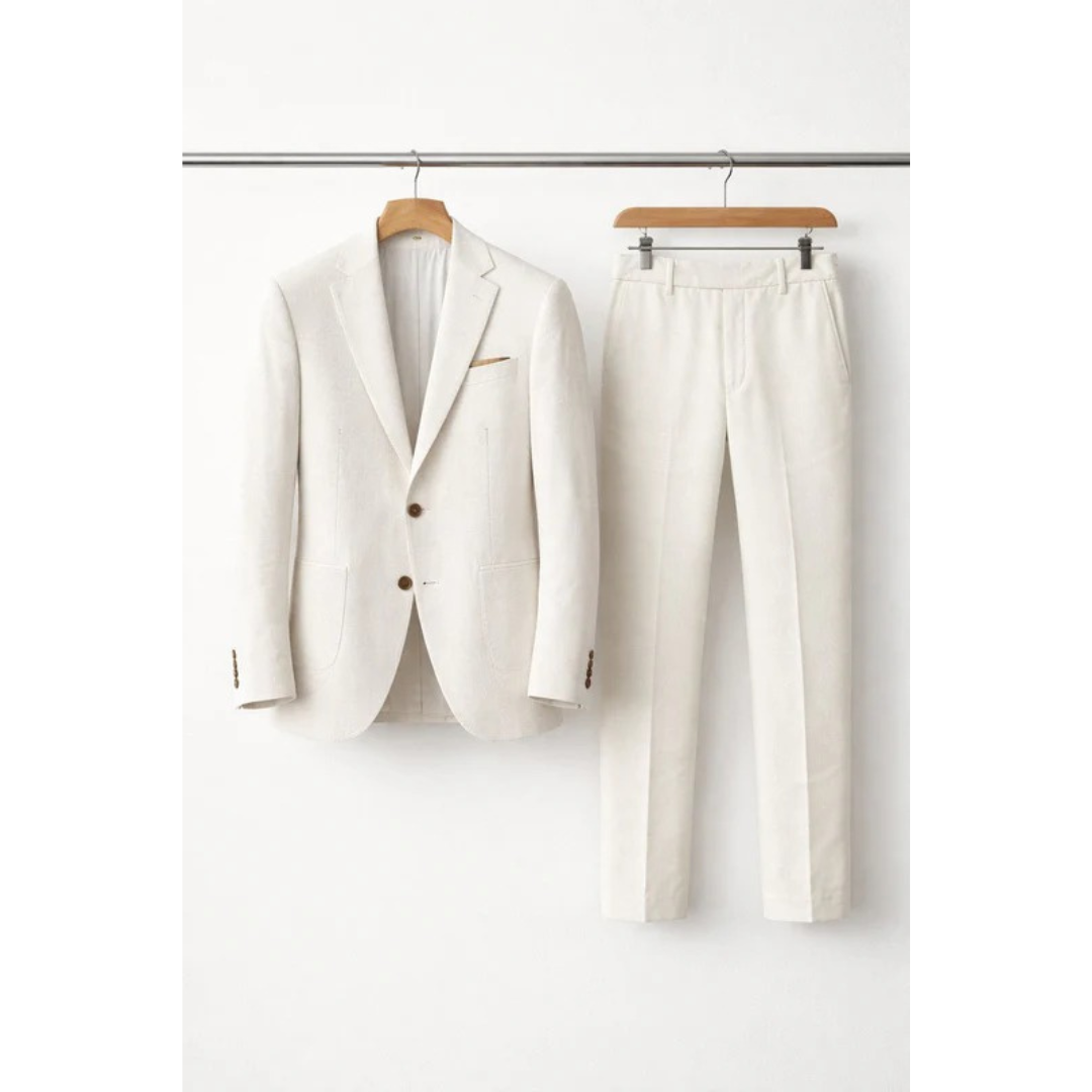 Men’s Tailored Two-Piece Suit – Modern Business Style for Events and Smart Casual Wear
