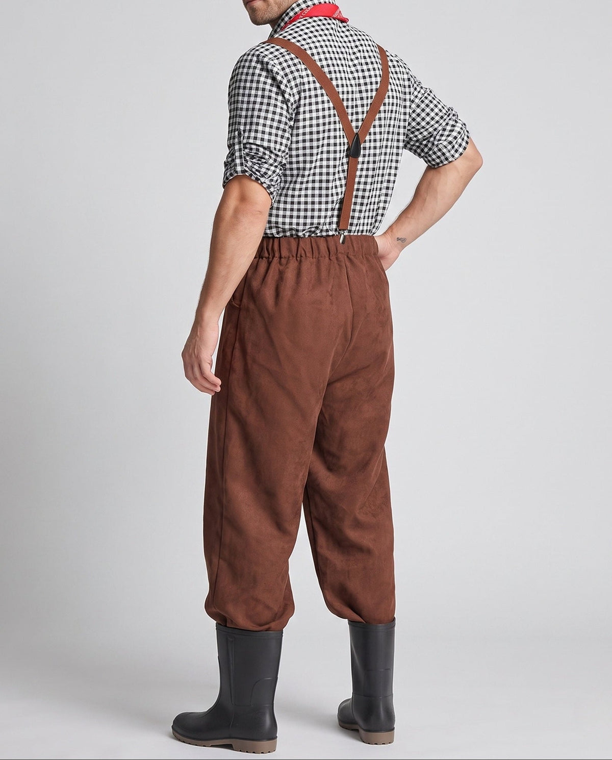 Men’s Traditional Oktoberfest Suspender Trousers – Relaxed Heritage-Style Trachten Bottoms for Bavarian Festivals Folk Celebrations Outdoor Events and Authentic Seasonal Occasion Wear