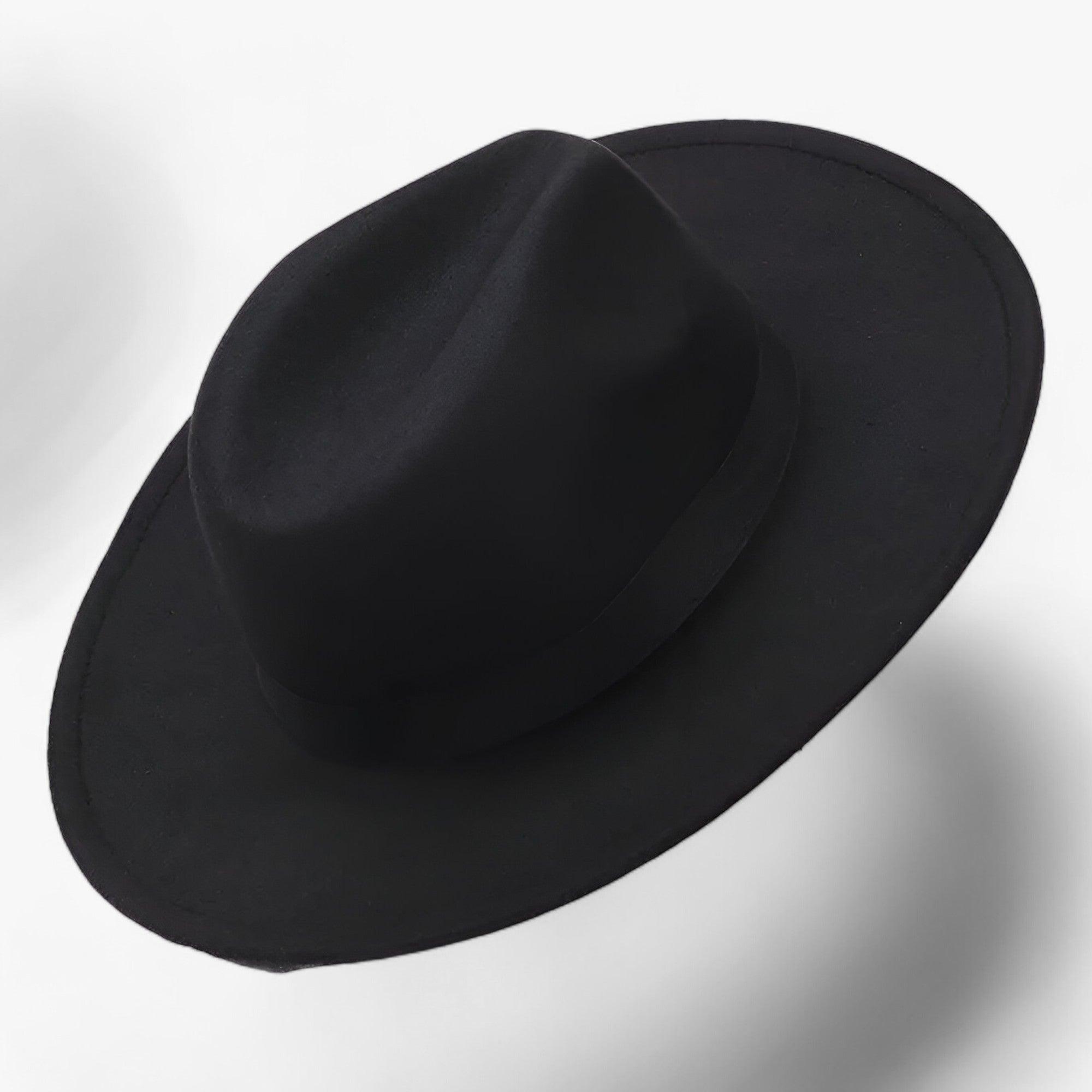 Women’s Wool Felt Fedora Hat – Water-Repellent Vintage Style for Autumn and Winter