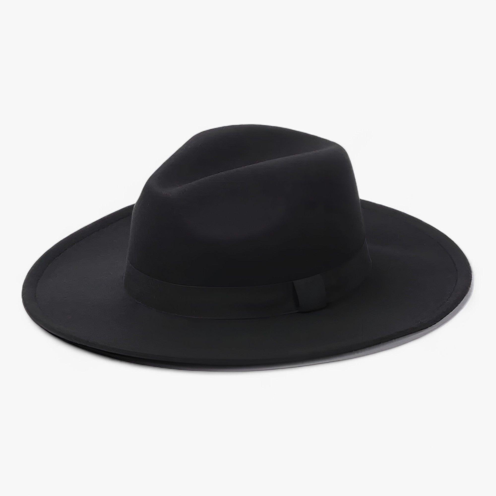 Women’s Wool Felt Fedora Hat – Water-Repellent Vintage Style for Autumn and Winter