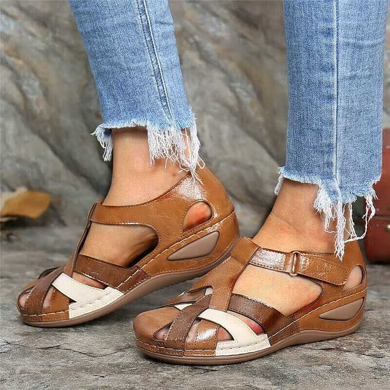 Sandale confortabile pentru femei cu multiple curele, suportive, casual, pentru mers pe jos