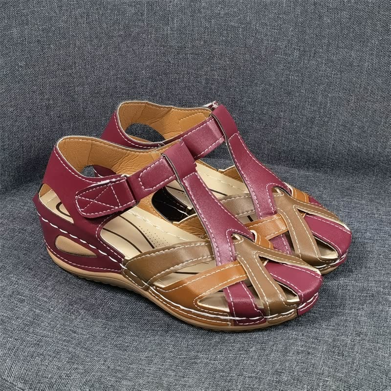 Sandale confortabile pentru femei cu multiple curele, suportive, casual, pentru mers pe jos
