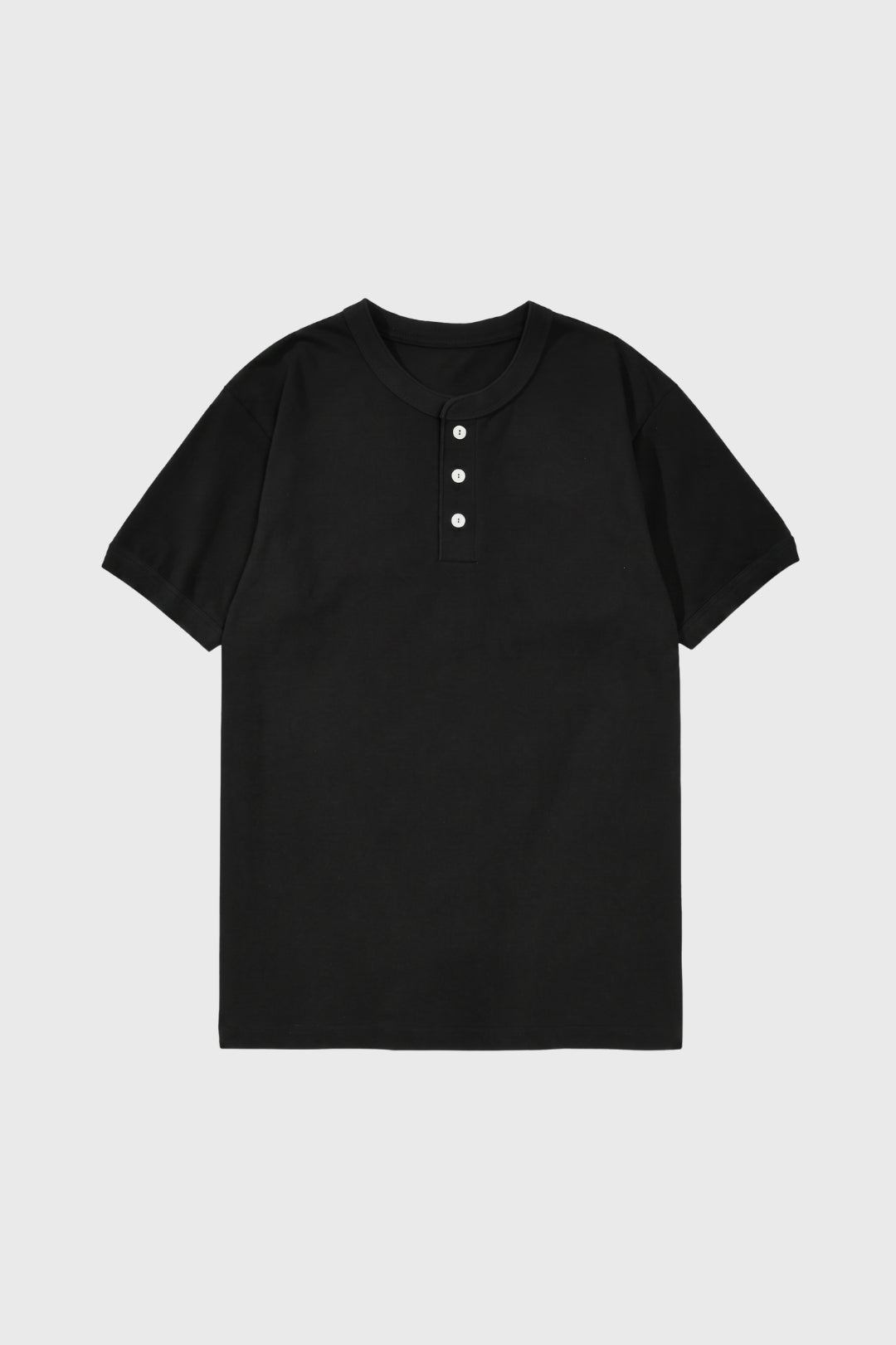 Pánské tričko Henley s knoflíkovou légou, každodenní top