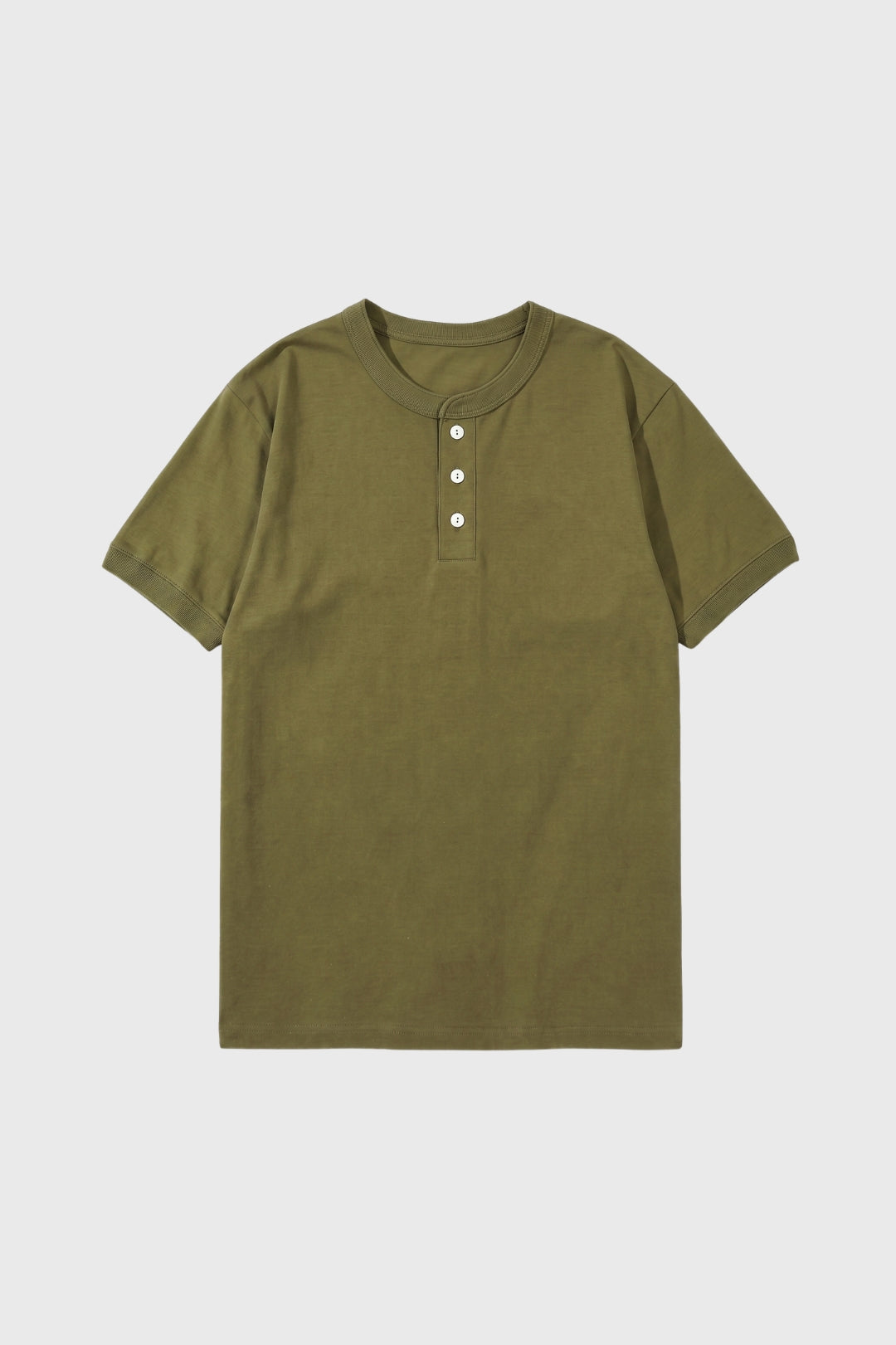 Pánské tričko Henley s knoflíkovou légou, každodenní top