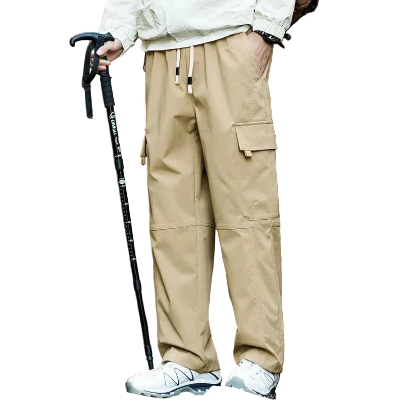 Men’s Water-Resistant Hiking Cargo Trousers – Breathable Outdoor Trousers for Active Adventures