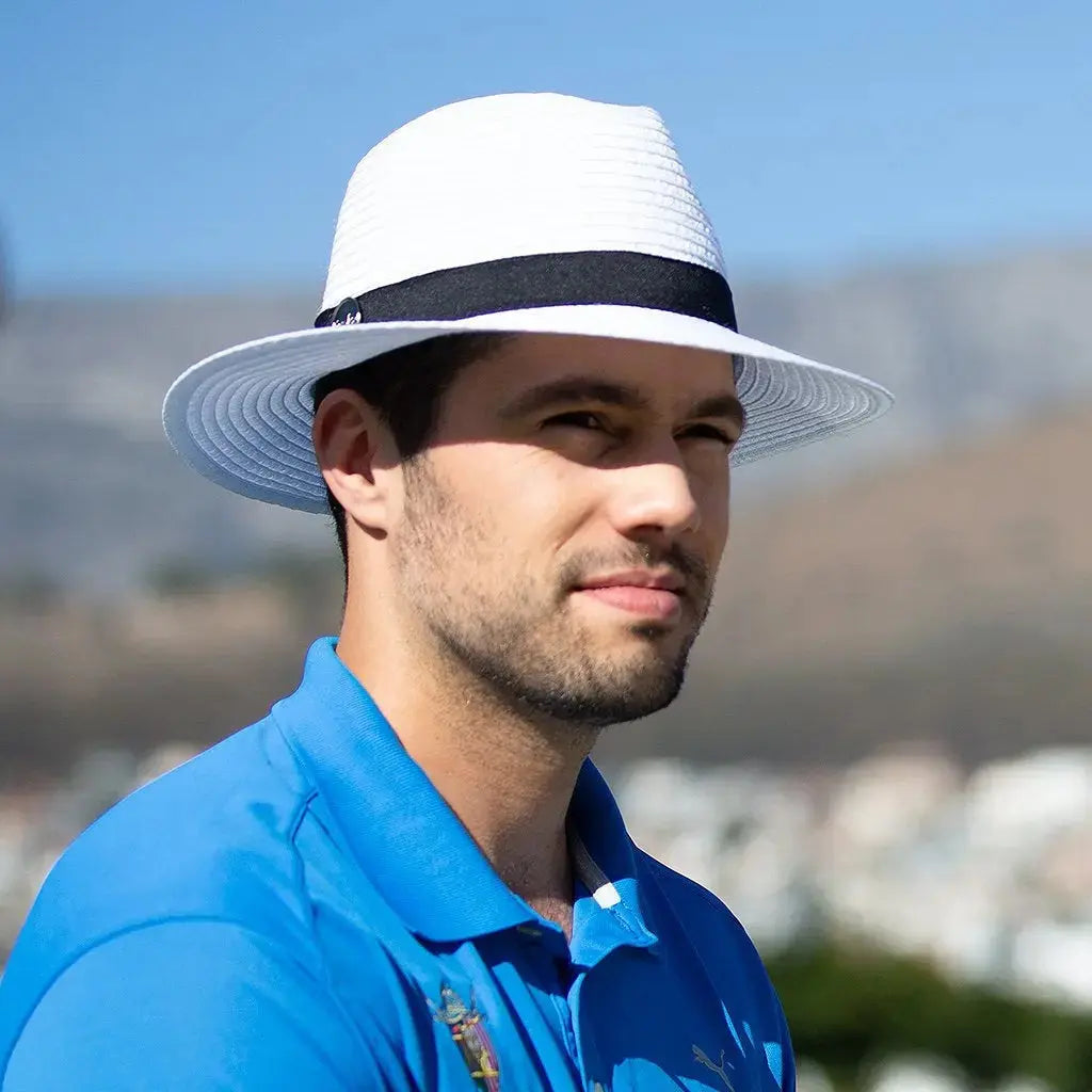 Pánský lehký fedora klobouk na slunce pro cestování a venkovní nošení