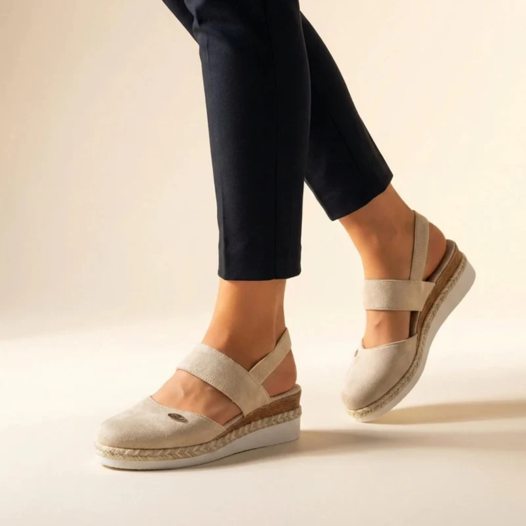 Women’s Espadrille Platform Sandals – Slingback Summer Shoes for Holidays and Everyday Wear