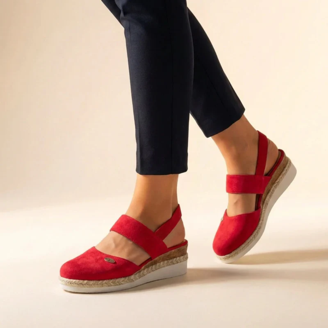 Women’s Espadrille Platform Sandals – Slingback Summer Shoes for Holidays and Everyday Wear
