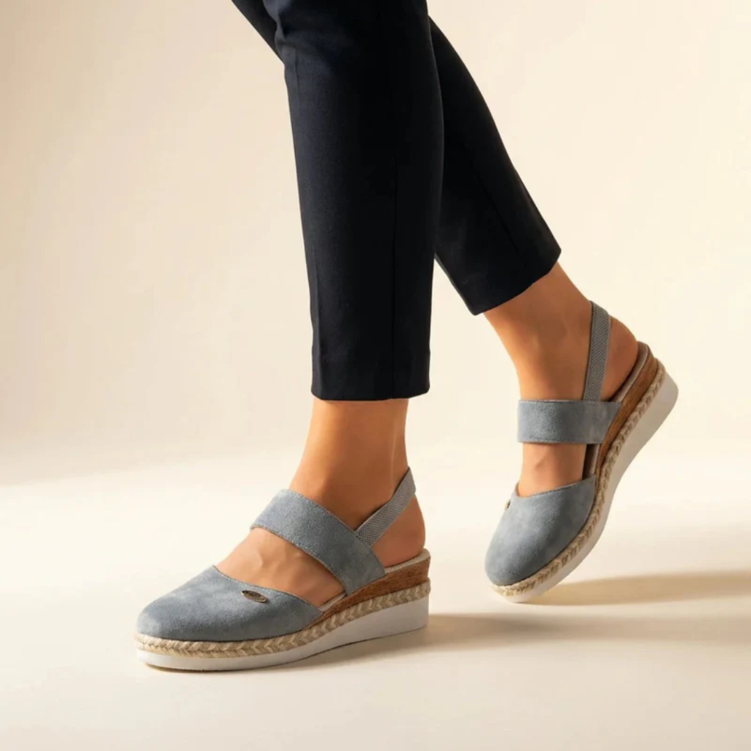 Women’s Espadrille Platform Sandals – Slingback Summer Shoes for Holidays and Everyday Wear