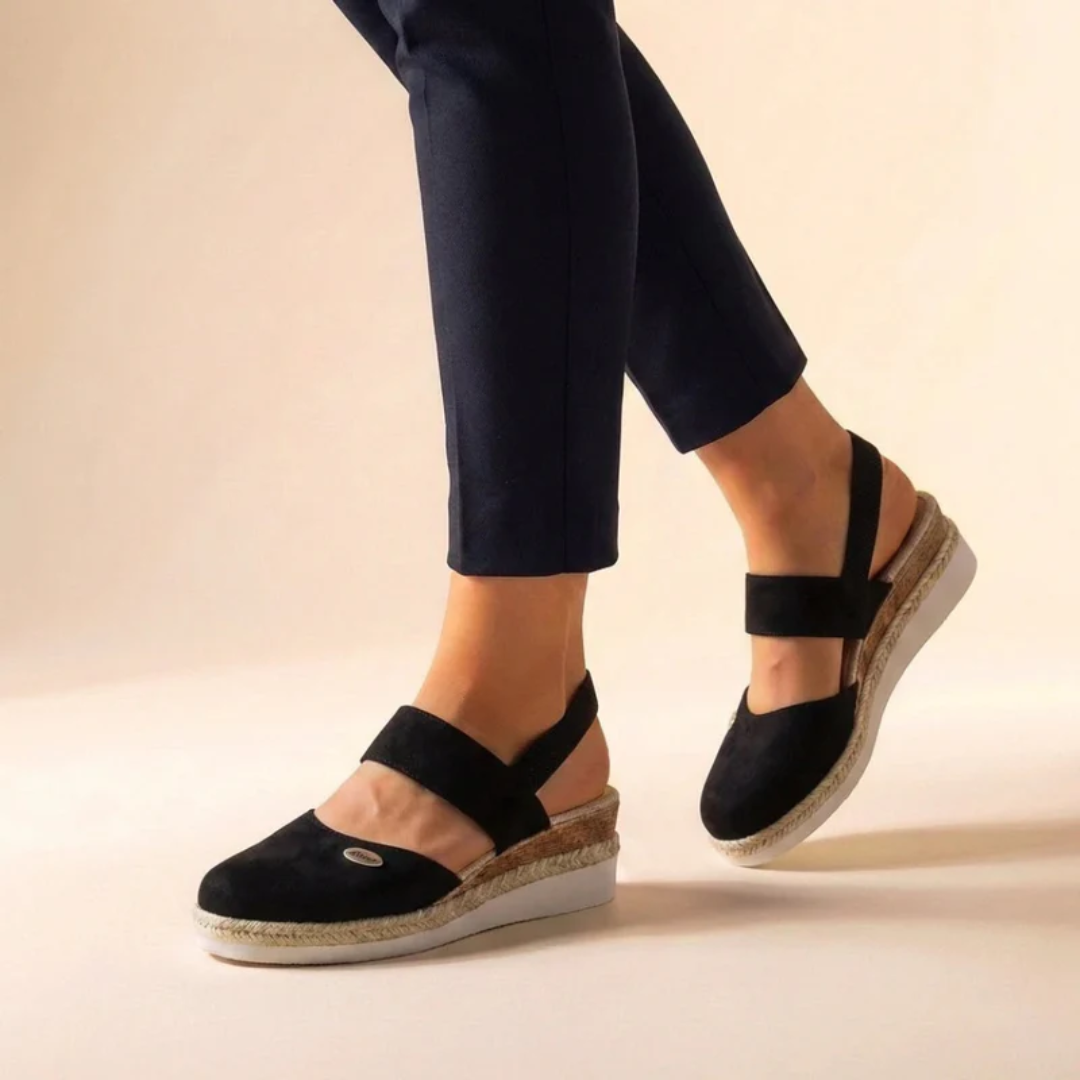 Women’s Espadrille Platform Sandals – Slingback Summer Shoes for Holidays and Everyday Wear