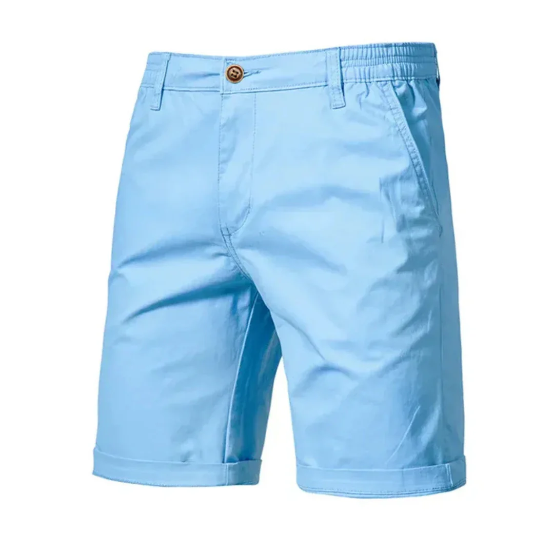 Shorts chino classiques pour homme – shorts d’été légers pour les vacances à la plage et les tenues décontractées