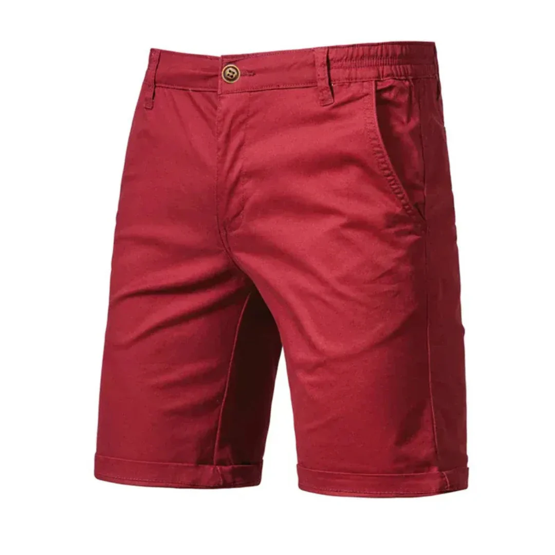Shorts chino classiques pour homme – shorts d’été légers pour les vacances à la plage et les tenues décontractées