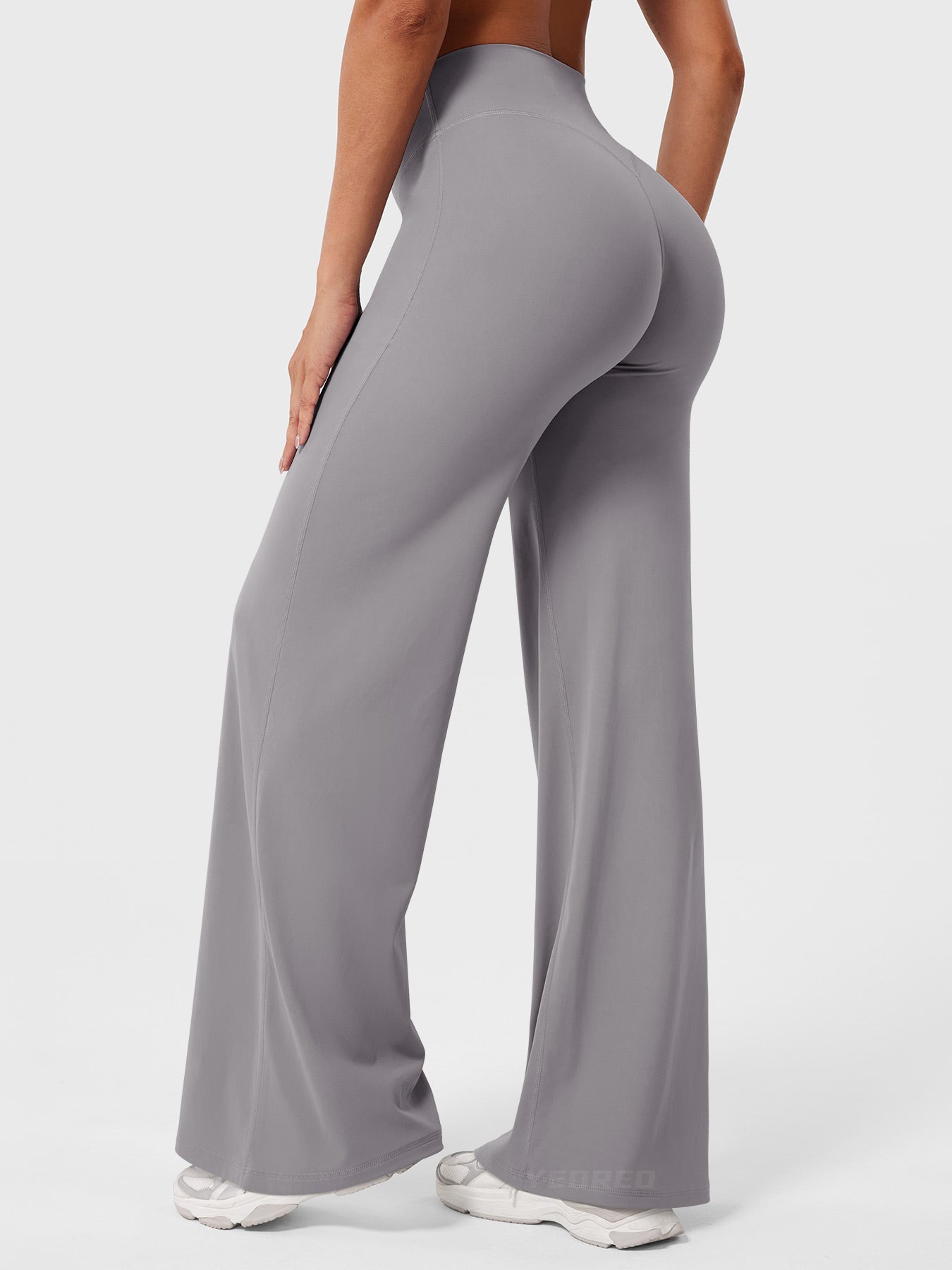 Pantalon évasé taille haute pour femme – coupe large pour tous les jours
