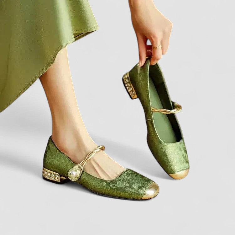 Scarpe Mary Jane ortopediche da donna con tacco basso - Scarpe eleganti con cinturino e supporto per ufficio, passeggiate, vita cittadina, viaggi e un abbigliamento elegante di tutti i giorni
