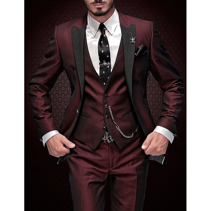Pánský elegantní třídílný oblek na míru pro slavnostní příležitosti